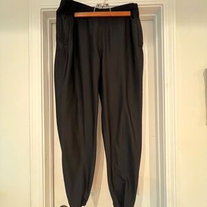 Lululemon Adapted State Fleece-lined Black Jogger Pants